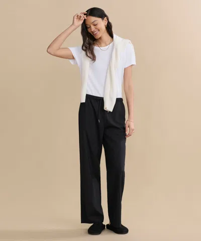 Jenni Kayne Wool Blend Paloma Pants In Black