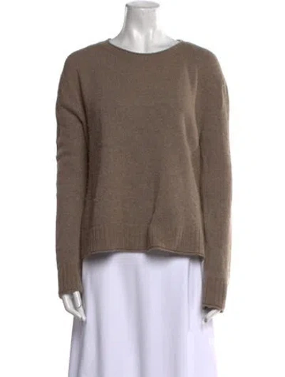 Pre-owned Jenni Kayne Wool Scoop Neck Sweater In Neutral