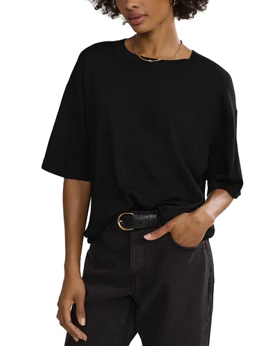 Jenni Kayne Wool Tee In Black