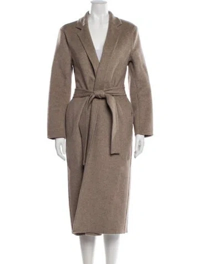 Pre-owned Jenni Kayne Wool Trench Coat In Neutral