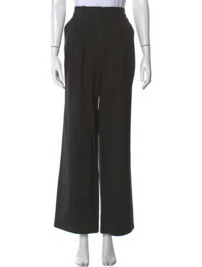 Pre-owned Jenni Kayne Wool Wide Leg Pants In Black