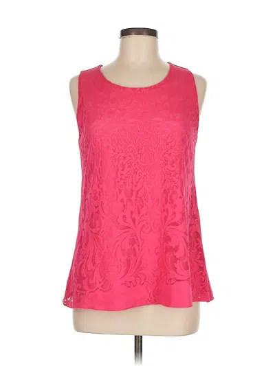 Pre-owned Jennie & Marlis Sleeveless Blouse In Pink
