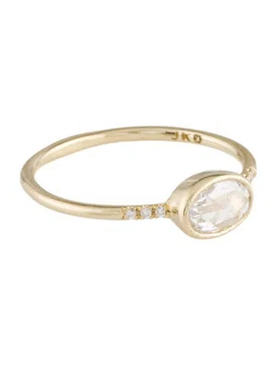 Pre-owned Jennie Kwon Designs 14k Diamond Engagement Ring In Multi