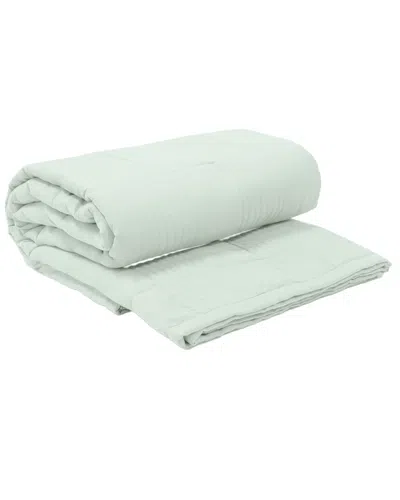 Jennifer Adams 126 Gsm Thread Count Amelia Quilted Blanket In White