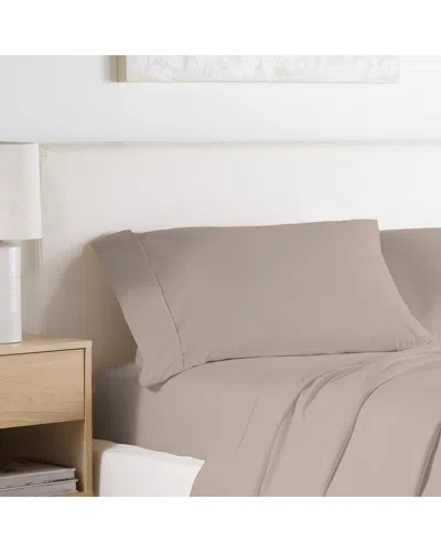 Jennifer Adams 126 Gsm Thread Count Eternal Pillowcase Set In Brown