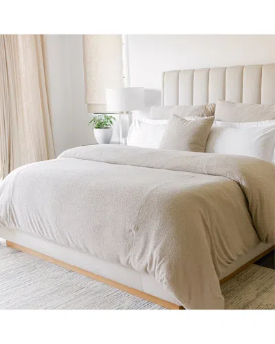 Jennifer Adams Boucle Comforter In Neutral