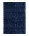 Jennifer Adams Home Orian Cotton Tail Solid Area Rug, 3'11 X 5'5 In Royal