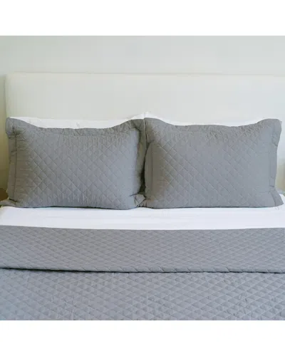 Jennifer Adams Lux Diamond Quilted Sham In Multi