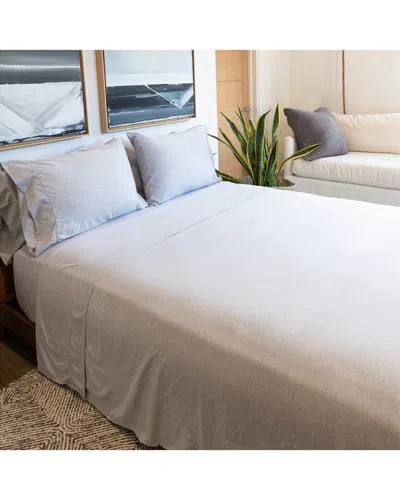 Jennifer Adams Lux Ultra Soft Sheet Set In Gray