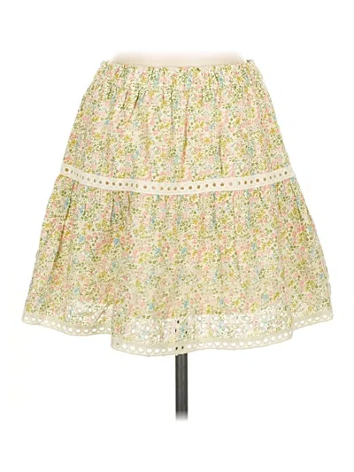 Pre-owned Jennifer & Grace Casual Skirt In Yellow