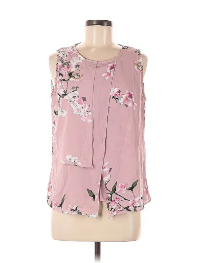 Pre-owned Jennifer & Grace Sleeveless Blouse In Pink