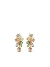 Jennifer Behr Bouquet 18k Gold-plated Crystal Earrings