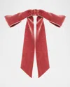 Jennifer Behr Adley Bow In Antique Rose