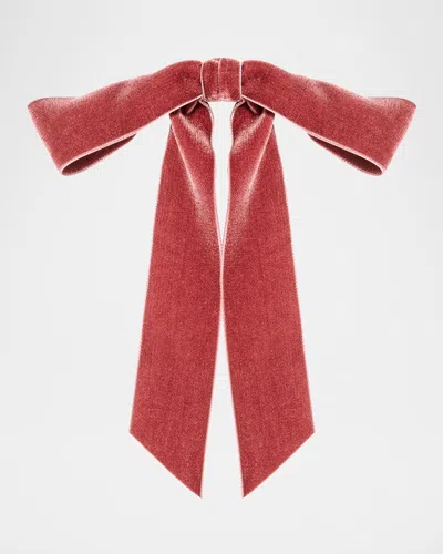 JENNIFER BEHR ADLEY VELVET BOW BARRETTE
