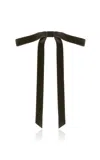 Jennifer Behr Aida Velvet Bow-barrette In Black