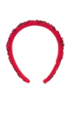 Jennifer Behr Adrian Headband In Red