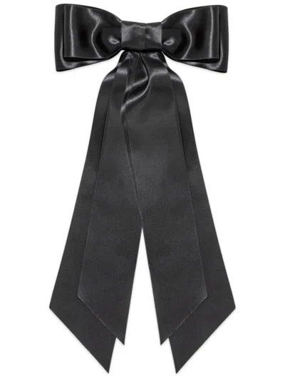 Jennifer Behr Virginia Bow In Black