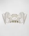 Jennifer Behr Agatha Jaw Clip In Ivory