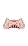 Jennifer Behr Agatha Bow-detail Hair Clip In Pink