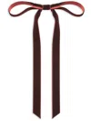 Jennifer Behr Aida Bow Barrette In Burgundy