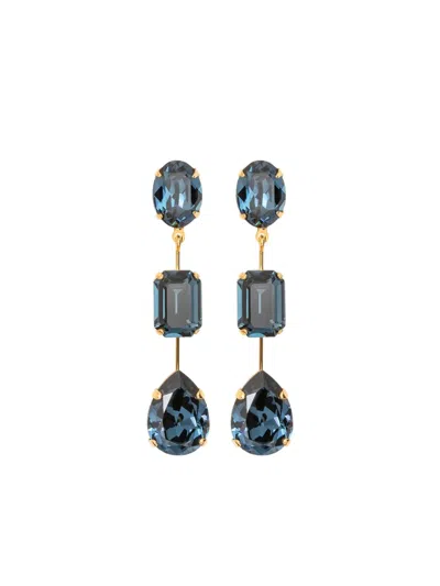 Jennifer Behr Allanah Drop Earrings In Blue