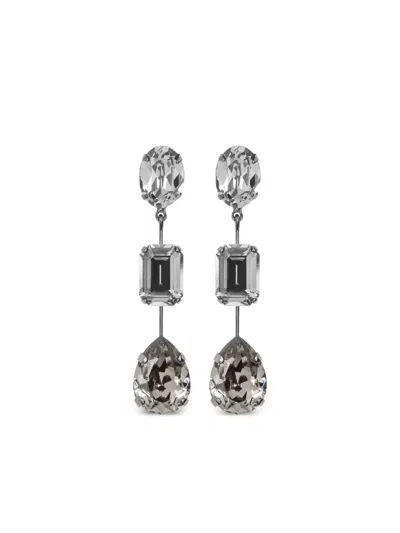 Jennifer Behr Allanah Drop Earrings In Gray