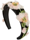 Jennifer Behr Allona Headband In 黑色