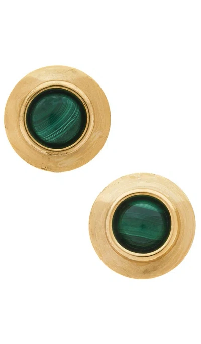Jennifer Behr Alva Earrings In Green