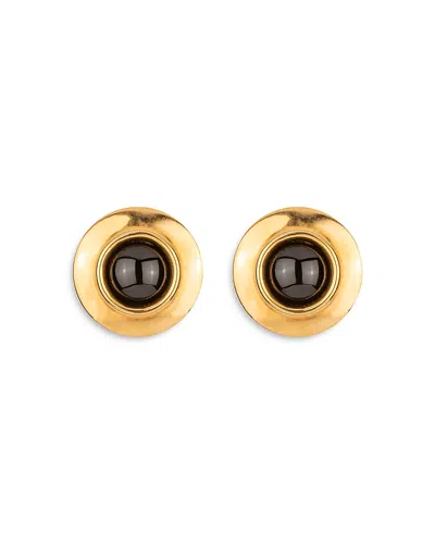 Jennifer Behr Alva Gemstone Stud Earrings In Gold
