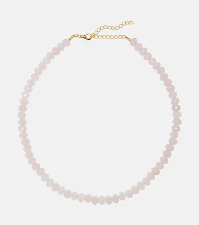 Jennifer Behr Amani Beaded Necklace In Pink