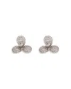 Jennifer Behr Amerie Crystal Flower Stud Earrings In Metallic