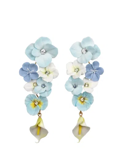 Jennifer Behr Anarosa Drop Earrings In Blue