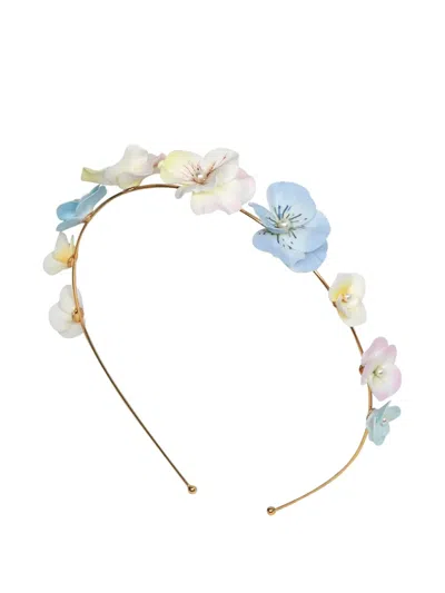 Jennifer Behr Anarosa Floral-appliqué Headband In Multi
