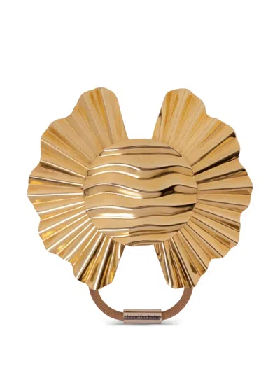 Jennifer Behr Anita Scrunchie In Gold