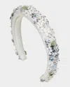 Jennifer Behr Aurellia Tulle Embellished Headband