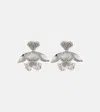 Jennifer Behr Ayla Floral Earrings In Metallic