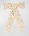 Jennifer Behr Bailey Bow Barette In Neutral