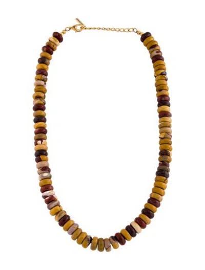 Pre-owned Jennifer Behr Bead Collar Necklace, 22" In Multicolor