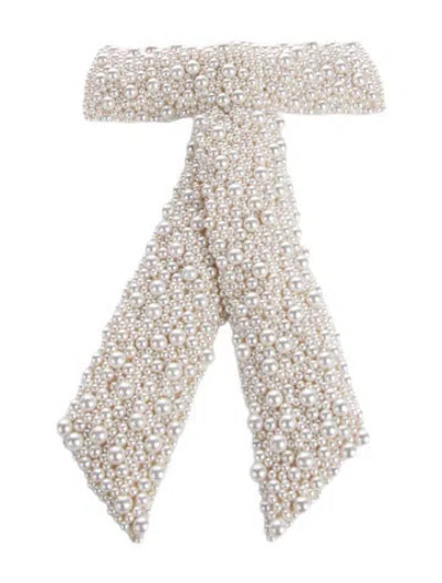 Pre-owned Jennifer Behr Beaded Hair Clip W/tags In Neutrals