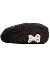 Jennifer Behr Bella Felted Beret In Black