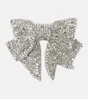 Jennifer Behr Belle Bow Crystal-embellished Barrette In Silver