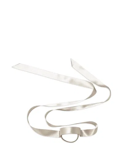 Jennifer Behr Belle Hair Ribbon In Neutral