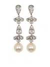 Jennifer Behr Betta Crystal Earrings In Silver
