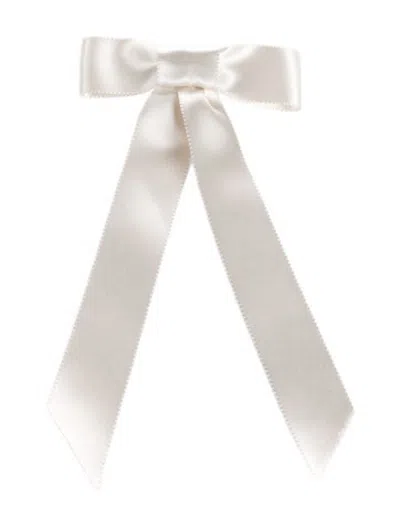 Pre-owned Jennifer Behr Bow Hair Clip In Neutrals