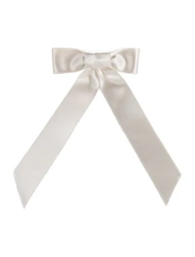 Pre-owned Jennifer Behr Bow Hair Clip In Neutrals