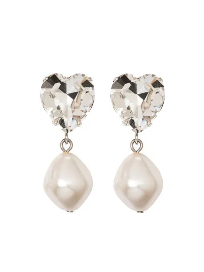 Jennifer Behr Brennan Earrings In Cryst