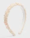 Jennifer Behr Brittany Pearly Headband In Pearl