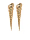 Jennifer Behr Bronte Brushed-finish Earrings In Gold
