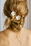 JENNIFER BEHR BUTTERCUP BOBBY PINS IN SNOW