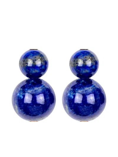 Jennifer Behr Cara Beaded Earrings In Blue